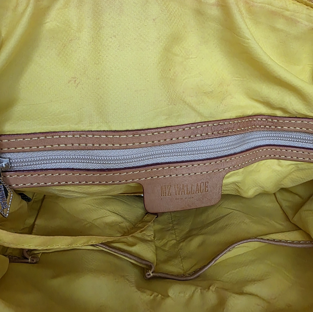 MZ Wallace Micro Sutton Bag Daffodil Tie Dye/Gold - Picture 15 of 16